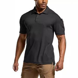 OEM del fabricante de los hombres de alta calidad ligero Golf gimnasio para Polos logotipo personalizado de manga corta Premium Mercerized Twill Sol - Product Image 1