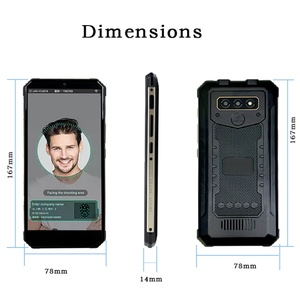 Terminal de Control de Acceso y Asistencia con Reconocimiento Facial Biométrico Portátil, Compatible con WiFi, Sistema de Registro de Nombre Real de Empleados - Product Image 4