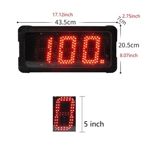Üretim özel parlaklık LED ekran su geçirmez 5 inç dijital geri sayım sayacı açık sayma sistemi Tally sayaç - Product Image 2