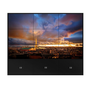 Mur vidéo LCD 4K 3x3 de 43/49/55 pouces à épissure transparente pour affichage publicitaire intérieur/extérieur, centres commerciaux et fond de scène (SDK inclus) - Product Image 5