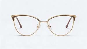 מסגרת משקפיים מתכתית אופנתית, משקפי מחשב, מסגרת משקפיים טרנדית ונוחה - Product Image 3