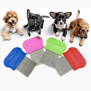 Peine para Piojos de Plástico Ecológico con Logotipo Personalizado para Perros y Gatos, Eliminación de Liendres y Piojos, Regalo Promocional para Mascotas, Cepillo para Piojos - Product Image 1