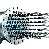 Nouvel insert spiralé autonettoyant à faible contamination Heliscour en composite polymérique haute performance, sans alimentation, pour le refroidissement pharmaceutique