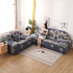 Housses <span class=keywords><strong>de</strong></span> canapé extensibles <span class=keywords><strong>de</strong></span> luxe 3 places 2 places à motifs imprimés en soie <span class=keywords><strong>de</strong></span> lait, protection <span class=keywords><strong>de</strong></span> canapé, serviette - Product Image 3
