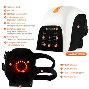 Massaggiatore per ginocchia riscaldato con vibrazione ricaricabile e ricaricabile per massaggio al ginocchio - Product Image 5