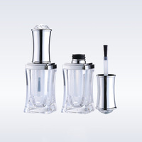 En stock, flacons compte-gouttes transparents pour soins de la peau de 10 ml, flacons pour vernis à ongles, flacons pour huiles essentielles