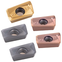 Plaquettes en alliage de carbure CNC pour fraiseuse pour acier/fonte/acier inoxydable Modèle APMT1604PDER M2 Bronze antique