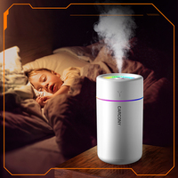Mini Humidificateur d'Air de Voiture Portable à Brume Froide, Atomiseur à Hélice, Diffuseur d'Huiles Essentielles pour Aromathérapie, Électrique 5V Alimenté par USB YS
