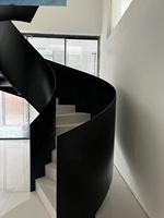 VIKO meilleure vente Villa escalier incurvé de luxe escalier incurvé escalier incurvé