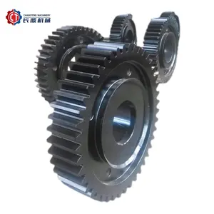 Hochpräzisions-Stahlgetriebe mit großem Durchmesser aus individueller Fabrik in neuem Zustand Ausrüstung für Metallurgie und Bergbau