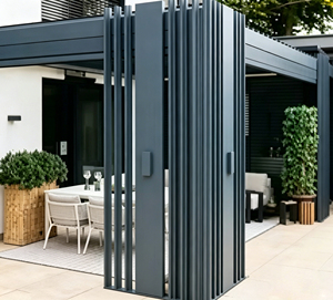 Motorized aluminum pergola Durable Outdoor Backyard Waterproof Aluminum Pergola Canopy Garden aluminum pavilion - Product Image 5