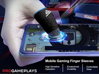 Ces manchons de doigts de jeu en fibre argentée bicolore de qualité e-sport sont hautement conducteurs et adaptés aux jeux comme PUBG et AOV.