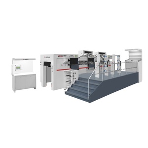 300/580 Tons Pressure Optional Embossing Emboss Doule Units Holographic Positioning Foil Hot Stamping <strong>Press</strong> Die Cutting Machine - Product Image 1