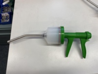 Jarum suntik hewan ternak unggas, obat hewan perawatan kesehatan, instrumen dokter hewan, pistol Drenching dengan nozel