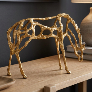 Sculpture d'art moderne en métal pour table, figurine artistique contemporaine, décoration de Pâques, décoration de salon - Product Image 1