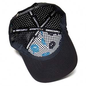 Gorra de Béisbol Snapback Impermeable de Poliéster con Orificios Cortados con Láser y Diseño Personalizado al por Mayor, con Logotipo Personalizado - Product Image 3