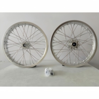 Ensemble de roues chromées FIT Surron Light Bee Light Bee X, ensemble de roues de 17 pouces pour moto électrique