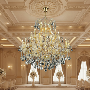 Lámpara de Araña de Cristal de Lujo Personalizada para Salón de Banquetes Europeo, Lámpara de Araña Grande de Cristal K9 María <span class=keywords><strong>Teresa</strong></span> de Alta Calidad para Salón de Baile - Product Image 6