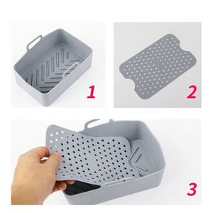 Tapete de Silicona de Grado Alimenticio para Hornear, Accesorio Especial para Freidora de Aire, Tapete Resistente al Calor y Anti-Quemaduras para Hornear a Altas Temperaturas - Product Image 5