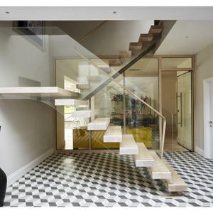 Escalera redonda de acero para construcción, escalón de roble rojo en forma de U, diseño personalizado, a buen <span class=keywords><strong>precio</strong></span>, estándar, Simple - Product Image 6