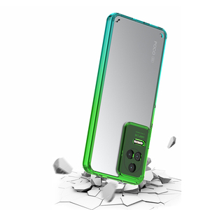 Prix usine changement progressif couleur transparent clair acrylique tpu étui de téléphone portable pour <span class=keywords><strong>Xiaomi</strong></span> <span class=keywords><strong>Poco</strong></span> <span class=keywords><strong>F4</strong></span> <span class=keywords><strong>5G</strong></span> F5 <span class=keywords><strong>Pro</strong></span> C51 couverture arrière - Product Image 2
