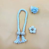 En gros : Corde en coton, Corde d'emballage, Corde de fixation, Cordon de regroupement, Boule de rideau à pompons pour rideaux de salon et décoration intérieure