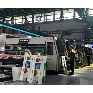 Transferencia al vacío de alta velocidad Totalmente automático Servo Modelo <span class=keywords><strong>Flexo</strong></span> Impresora Slotter Máquina troqueladora - Product Image 3