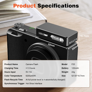 Cho griv máy ảnh <span class=keywords><strong>Flash</strong></span> medallight F20 Hot Giày <span class=keywords><strong>Flash</strong></span> trên máy ảnh Speedlite phổ External <span class=keywords><strong>flash</strong></span> cho máy ảnh - Product Image 4