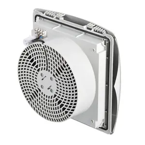 CE Approuvé 350*350*178mm panneau de refroidissement par air Ventilateur de Toit 580-1400m3/h AC/DC Ventilateur De Toit