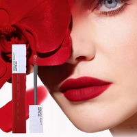 Gloss à lèvres mat vegan waterproof à marque privée, pigmenté, non collant, lisse, vente en gros