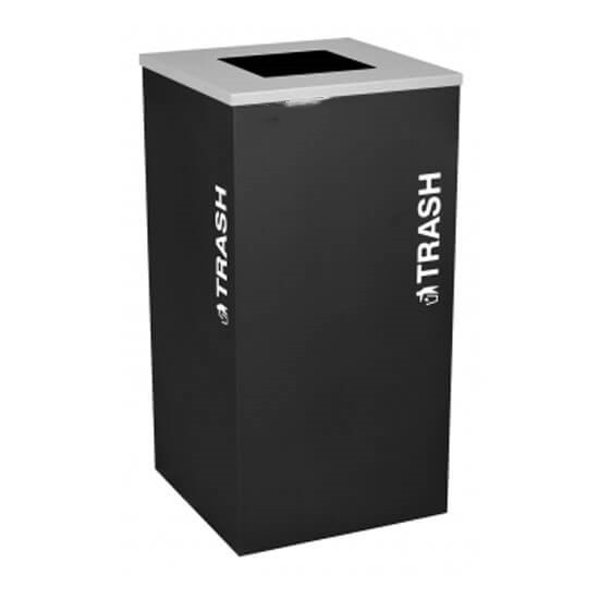 Metal Recycling Bins New Style Trash Can Commercial Building Dustbin Great Looks Litter Bin