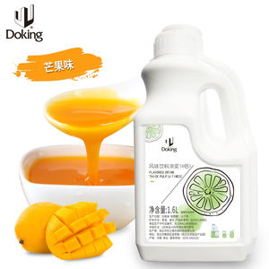 น้ำเชื่อมเข้มข้น รสชาติมะม่วง ฮาลาล ขนาด 1.6 ลิตร ราคาโรงงาน สำหรับชานมไข่มุกและเครื่องดื่ม - Product Image 3