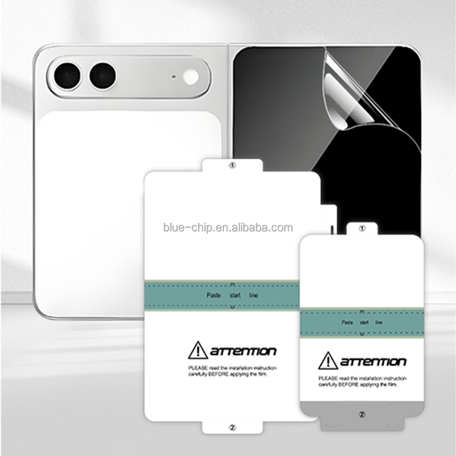 Factory Wholesale Easy Install Automatic Repair Flexible Full Coverage High Clear TPU Foldable Hydrogel Film for Iphone 18 Duo