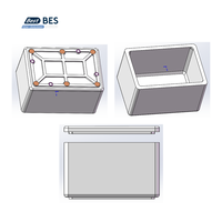 Professionele Bes Model 1750 Eps Fish Box Mal Voor Zeevruchten Verpakking Aluminium Legering Cnc Snelle Levering Op Maat Ontwerp
