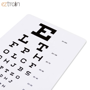 Quang túi kích thước thị giác Acuity biểu đồ tầm nhìn mắt kiểm tra 6 feet snellen mắt biểu đồ - Product Image 5