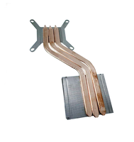 Refroidisseur de processeur en cuivre et aluminium à 3 caloducs, dissipateur thermique personnalisé pour PC tout-en-un, mini PC, radiateur de refroidissement intégré pour ordinateur