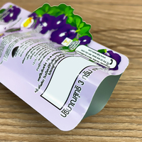 Pochette cosmétique PE personnalisée de forme spéciale, résistante à la chaleur et à l'humidité, pour échantillons de vernis à ongles, huile, crème pour les yeux, mascara, brillant à lèvres
