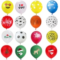 Ballons gonflables à l'hélium bleus personnalisés à bas prix d'usine, impression de logo personnalisée, ballons en latex avec logo imprimé