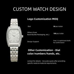 Reloj <span class=keywords><strong>de</strong></span> Cuarzo <span class=keywords><strong>de</strong></span> Lujo para <span class=keywords><strong>Mujer</strong></span> con Diamantes, Acero Inoxidable, Deportivo, Elegante, Esfera <span class=keywords><strong>de</strong></span> Cristal, Resistente al Agua 3ATM - Product Image 6