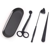 Outils d'entretien des bougies, ensemble multifonctionnel 3 en 1, éteignoir à bougie, coupe-mèche, bâtonnet pour faire fondre la cire, pour bougies parfumées à la cire de soja