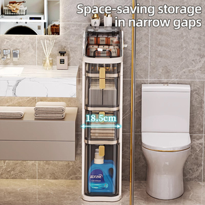 Morden miễn phí cài đặt 2/3/4 tầng nhựa hẹp lưu trữ Tủ Ngăn Kéo phòng khách & phòng tắm tổ chức với mô hộp - Product Image 5