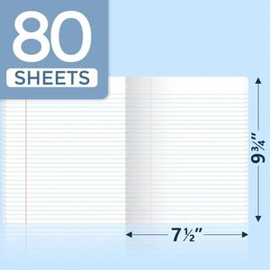 Custom B5 <b>A3</b> Composition Notebook for Students 80 Sheets Home School Supplies with Sewing Binding Lined <b>Paper</b> 80 Inner Sheets - Product Image 2