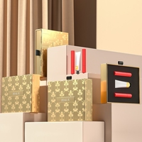 Coffrets cadeaux de parfums de luxe, emballage personnalisé avec logo, boîte cosmétique durable, ensemble d'emballage pour soins de la peau, boîtes rigides en papier avec poignée