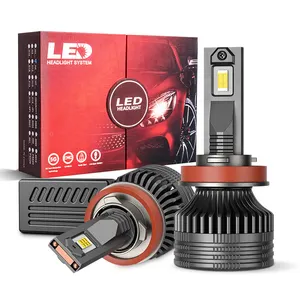 RCJ LED-Scheinwerfer R10 27500LM 110W Auto-LED-Leuchten LED-Scheinwerfer lampen H1 H4 H7 H11 9005 9006 9007 9008 Auto Luces LED-Leuchten