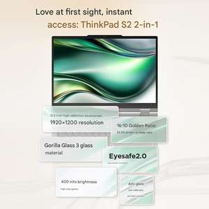 Portátil Empresarial ThinkPad S2 Yoga 2 1 Nuevo de Fábrica, Pantalla Táctil de 13.3 Pulgadas, Intel Core Ultra 5/7, 32 GB, Inglés, Refrigeración con Doble Ventilador - Product Image 3
