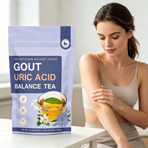 Té Herbal NutriCha con Sabor a Hierbas <span class=keywords><strong>para</strong></span> el Apoyo a <span class=keywords><strong>la</strong></span> <span class=keywords><strong>Gota</strong></span> y el Ácido Úrico, 20 Bolsitas de Té - Product Image 5