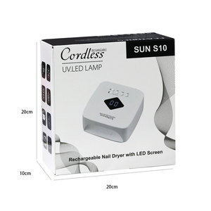 120W Công Suất Cao Nail Đèn Chuyên Nghiệp Không Dây Điện Lưu Trữ Ánh Sáng Móng Tay 30Pcs Chất Lượng Cao UV/LED Đèn Hạt Nail Salon Đèn - Product Image 5