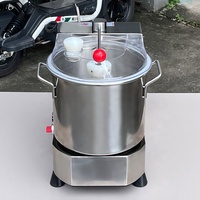 Groente Fruit Pulper Klopper Machine Commerciële Elektrische Chopper Cutter Voor Puree Versnipperende Vleesverwerkende Apparatuur