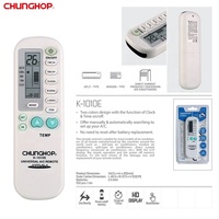 Télécommande universelle pour climatisation CHUNGHOP K-1010E, 1000 en 1, conforme aux normes RoHS et CE, en ABS