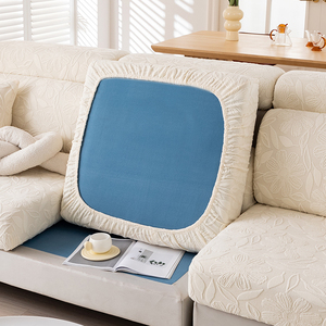 Housse <span class=keywords><strong>de</strong></span> canapé extensible en velours Jacquard Couverture complète Protecteur <span class=keywords><strong>de</strong></span> canapé universel toutes saisons résistant aux rayures pour chat - Product Image 6